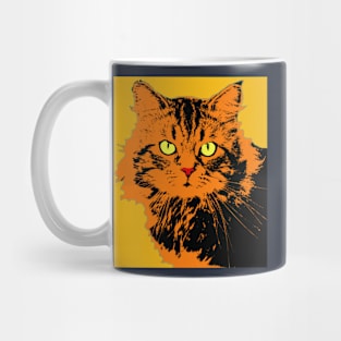 CAT POP ART ORANGE Mug